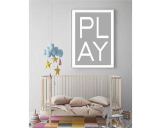 Plakát ,,PLAY,, Rozměr: 30x40