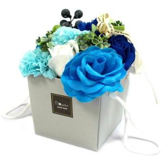 AWGifts Mýdlové svatební květy modré