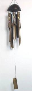 Magic spell Bambusová zvonkohra motýlci 30 cm