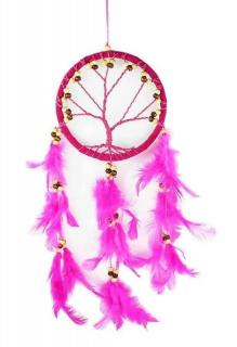 Magic Spell Lapač snů Strom života růžový 32 cm