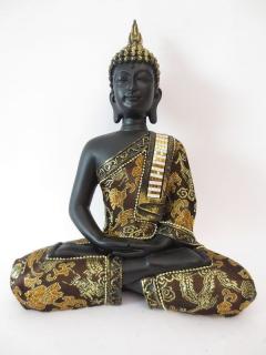 Magic Spell Soška Buddha ve zlatém hávu 25 cm