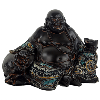 Soška Buddha prosperity 21,5 cm