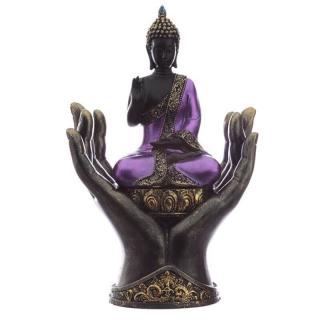 Soška Thajský Buddha v dlaních 28 cm