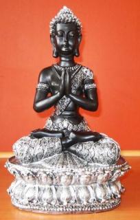 Soška tibetský Buddha v meditační pozici 35 cm