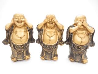 Sošky tří Buddhů zlatých