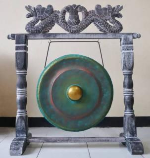 Tibetský gong zelený 25 cm