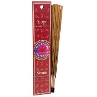Yoga Vonné tyčinky Shanti 10 ks