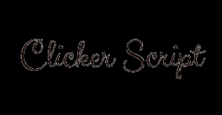 Gravírování písmo - Clicker Script