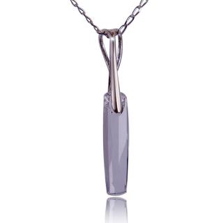 Náhrdelník Column Crystal (Stříbrný náhrdelník s krystalem)