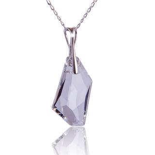 Náhrdelník De-Art s krystalem Crystal (Stříbrný náhrdelník s krystalem)