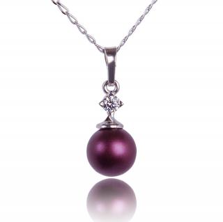 Náhrdelník Perla Elderberry Pearl (Stříbrný náhrdelník s perličkou)