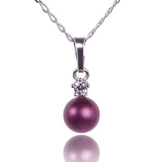 Náhrdelník Perla Elderberry Pearl (Stříbrný náhrdelník s perlou)