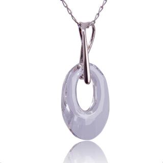 Náhrdelník s krystalem Helios Crystal (Stříbrný náhrdelník s krystalem)