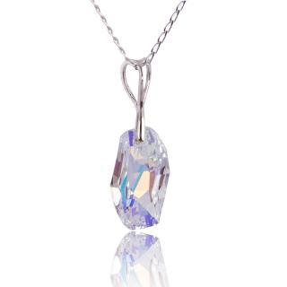Náhrdelník s krystalem Meteor Aurore Boreale (Stříbrný náhrdelník s krystalem)