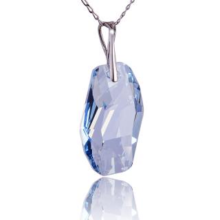 Náhrdelník s krystalem Meteor Blue Shade (Stříbrný náhrdelník s krystalem)