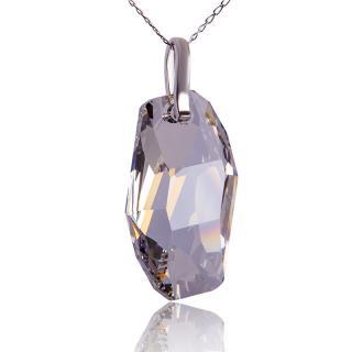 Náhrdelník s krystalem Meteor Silver Shade (Stříbrný náhrdelník s krystalem)