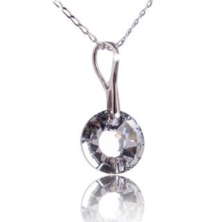 Náhrdelník s krystalem Sun CALVSI (Stříbrný náhrdelník s krystalem)