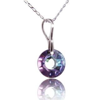 Náhrdelník s krystalem Sun Vitail Light  (Stříbrná náhrdelník s krystalem)