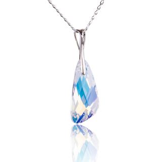Náhrdelník s krystalem Wing Aurore Boreale (Stříbrný náhrdelník s krystalem)