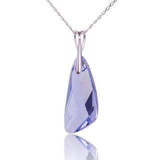 Náhrdelník s krystalem Wing Provance Levander (Stříbrný náhrdelník s krystalem)