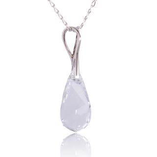 Náhrdelník s krystaly Helix Crystal (Stříbrný náhrdelník s krystaly)