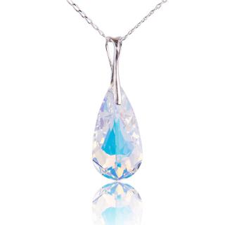 Náhrdelník Slza Aurore Boreale (Stříbrný náhrdelník s krystalem)