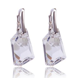 Stříbrné náušnice s krystaly De-Art Crystal (Stříbrné náušnice s krystaly)