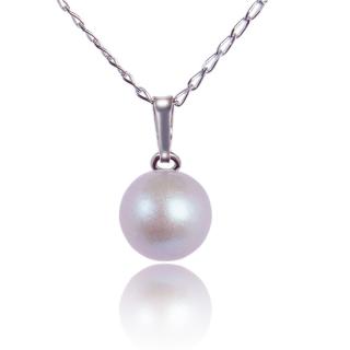 Stříbrný přívěšek s perlou Grey Pearl  (Stříbrný přívěšek s perlou)