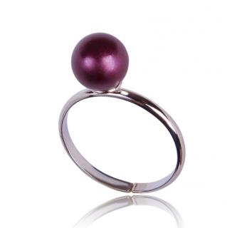 Stříbrný prsten s perlou Elderberry Pearl  (Stříbrný prsten s perlou)