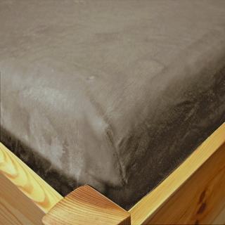 Bellatex prostěradlo Mikroflanel tmavě šedé 90x200 cm (Hřejivé prostěradlo)