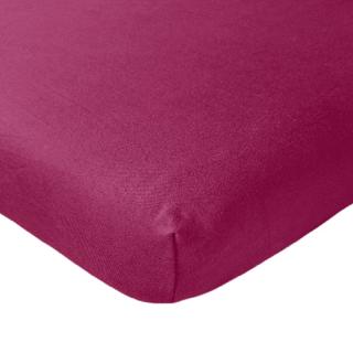 Dětské prostěradlo jersey vínové 60x120 cm