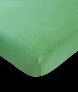 Tibex prostěradlo Deluxe listově zelené 180-200x200-220 cm (Napínací prostěradlo)