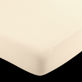 Tibex prostěradlo froté bílá káva 180x200 cm