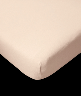 Tibex prostěradlo jersey bílá káva 180x200 cm (Napínací prostěradlo)