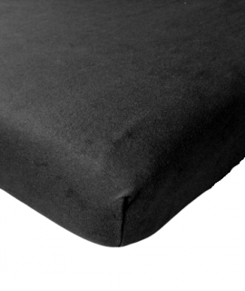 Tibex prostěradlo jersey Deluxe černé 90-100x200-220 cm (Napínací prostěradlo, česká výroba)