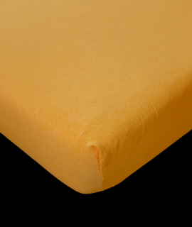 Tibex prostěradlo jersey oranžové 90x200 cm (Napínací prostěradlo)