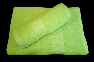 Tibex ručník Bobby jarně zelený 50x100 cm