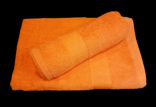 Tibex ručník Bobby oranžový 50x100 cm