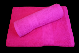 Tibex ručník Bobby růžový 50x100 cm