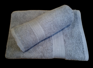 Tibex ručník Bobby šedý 50x100 cm