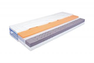 Pěnová matrace Mabo MESTE KOMBI xxl/hard 20 cm - 80 x 200 Potah: Seacell, Lehací vrstva: Silver visco
