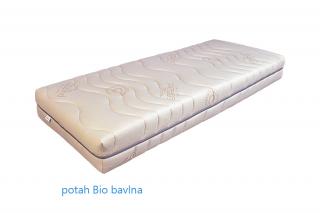 Pěnová matrace Mabo MESTE MEDIUM 26 cm - 180 x 200 Potah: Bio bavlna, Lehací vrstva: Eucahard HR foam