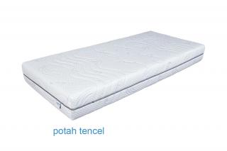 Pěnová matrace Mabo MESTE MEDIUM 26 cm - 180 x 200 Potah: Tencel, Lehací vrstva: Eucafeel HR foam