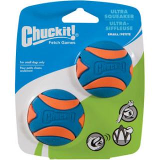 Míček Ultra Squeaker Ball S 5 cm - 2 na kartě