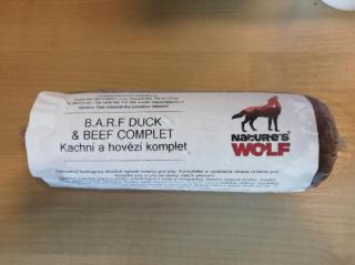 Natures Wolf B.A.R.F.  DUCK & BEEF COMPLET 0,5kg