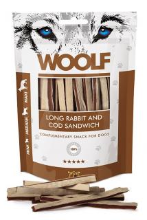 WOOLF Long Rabbit and Cod Sandwich 100g