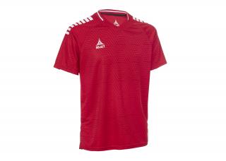 Hráčský dres Select Player shirt S/S Monaco červeno bílá 12 y