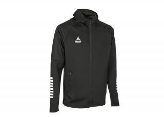 Sportovní mikina Select Zip hoodie Monaco černo bílá 14 y