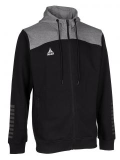 Sportovní mikina Select Zip hoodie Oxford černá XXXL