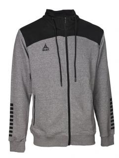 Sportovní mikina Select Zip hoodie Oxford šedá 10 y